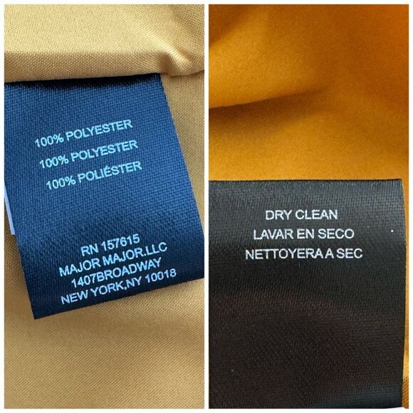 Tahari ASL Lace-Trim BOHO Tiered Split-Neck Dress in Mustard/Ivory Womens Size 4 - Picture 7 of 11